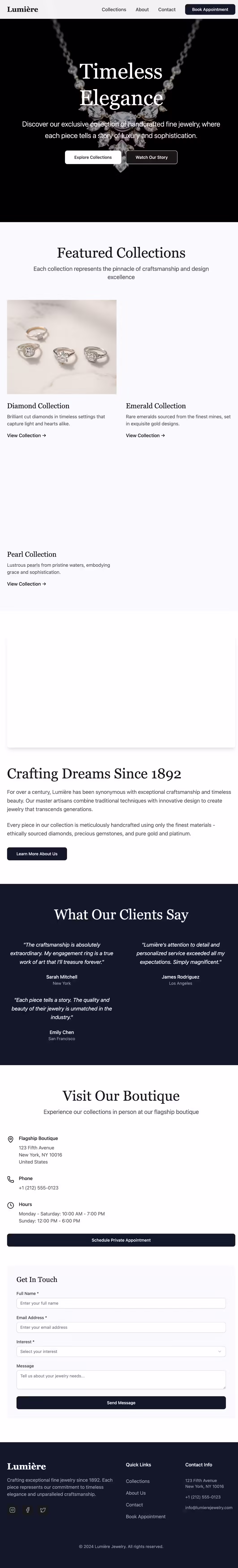 Lumière Jewelry - Luxury Fine Jewelry