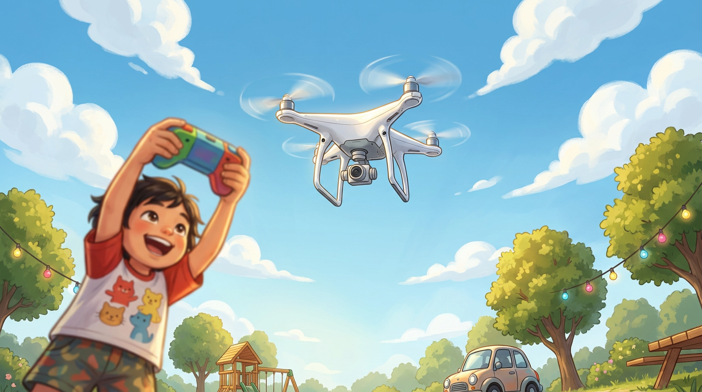 第一次玩无人机